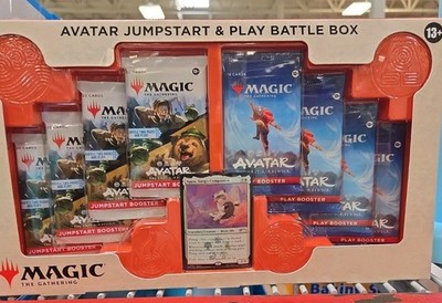 Magic the Gathering Avatar Jumpstart & Play Battle Box (New in Box) 8 Packs