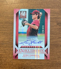 Luke Farrell 2013 Panini Elite Prospects Auto #166 Royals Reds Northwestern /673
