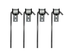 4 Pcs Heavy Duty Exhaust Hanger Rod -Universal Use Exhaust Hanger - 3/8" 4 PACK