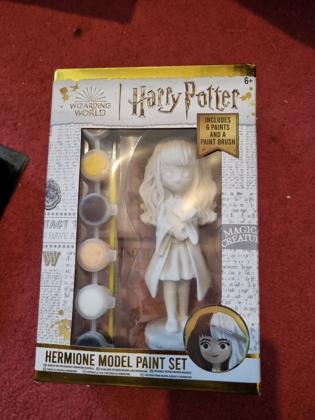 Juego de pintura modelo Harry Potter - Pinta tu propia Hermione - 6x pinturas y pinceles