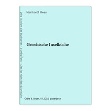 Griechische Inselküche Hess, Reinhardt: