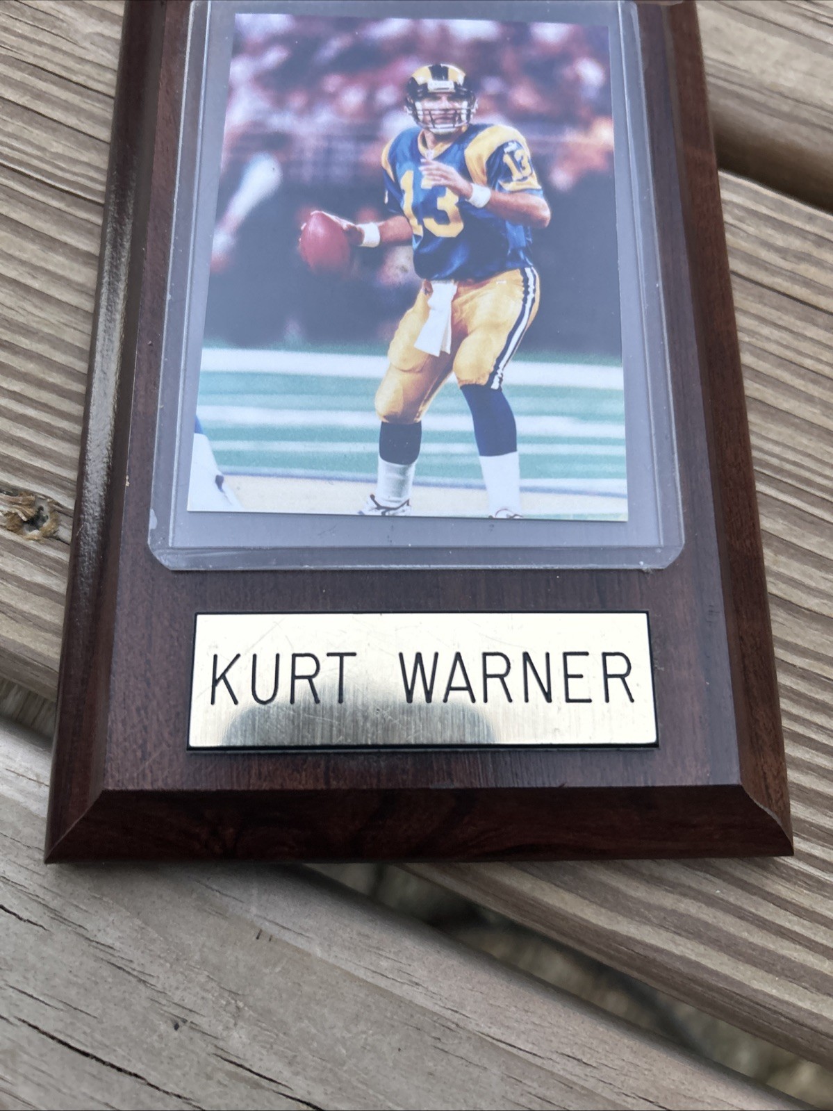 Kurt Warner St. Louis Rams Photo Plaque – Super Bowl MVP Era – NFL ...