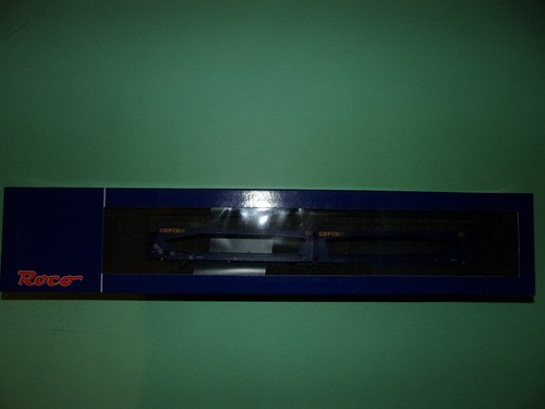 ROCO wagon porte autos TA 378 bleu GEFCO 66530-2 NEUF et RARE | Condition: Neuf