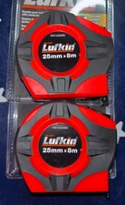  2 Crescent Lufkin 25mm X 8mm Tape Measure, Power Return, A9 Blade  PHV1048CMN
