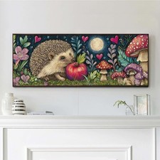 5D DIY Large Diamond Art Kits for Adults Hedgehog, Diamond Art Animal, Large ...