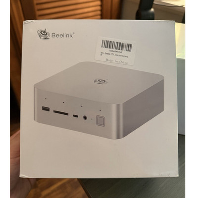 Beelink GTI Mini PC Core Ultra 9 185H 32GB RAM 1TB SSD Silver Wi-Fi