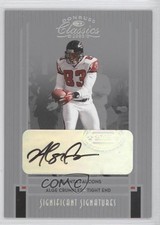 2005 Donruss Classics Significant Signatures Silver 37/50 Alge Crumpler Auto 0d9