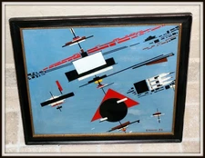 NIkolai Suetin Suprematist Composition, Proun, UNOVIS, 1922
