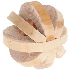 Reusable Wooden Chew Toy for Hamsters Rabbits Teeth Grinding Toy