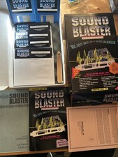 Creative Labs Sound Blaster Box With Disks And Manuals
