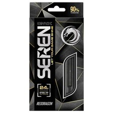 RED DRAGON SEREN 1 ONYX 24 GRAM 90 TUNGSTEN STEEL TIP DARTS 2847