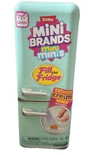 ZURU Mini Brands Fill the Fridge Playset Fridge And 3 Balls New LED Light Create