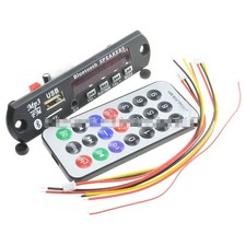 Wireless Bluetooth 12V MP3 WMA Decoder Board Audio Module USB TF Radio For Car