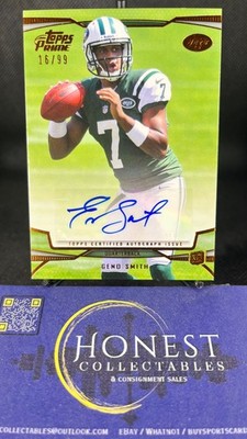 Geno Smith /99 (RC, AU) - 2013 Topps Prime Rookie Autograph SP 16/99 #101