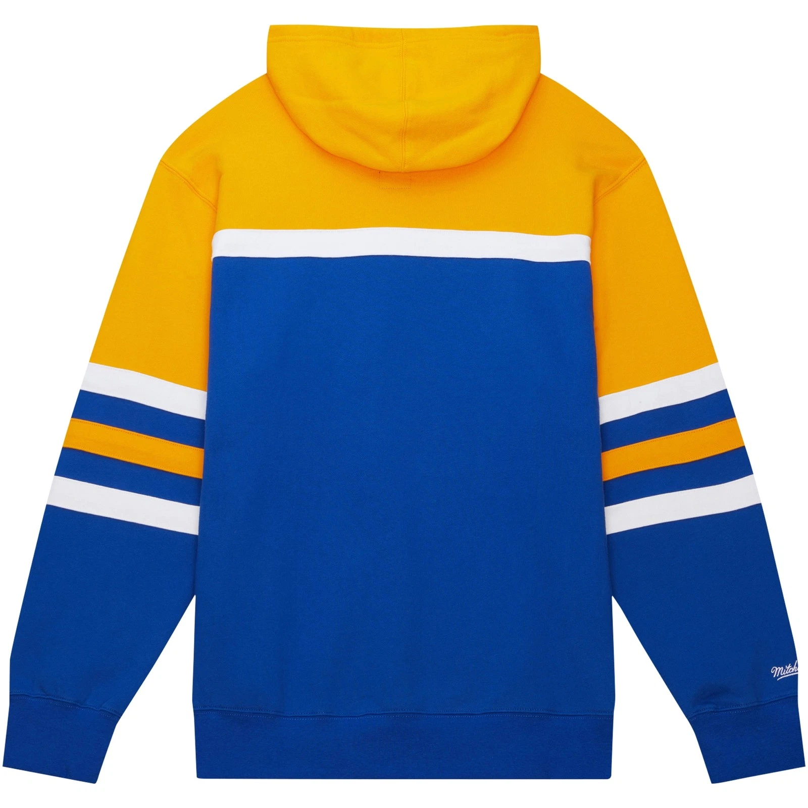 Felpa con cappuccio pullover uomo Mitchell & Ness Royal G Buffalo Sabres Head Coach