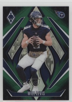 2024 Panini Phoenix Green Fade 117/199 Will Levis #146 11h3