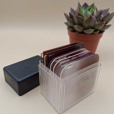 COKIN FILTERBOX MIT 10 gemischten Restpostenfiltern. (refB.M51)