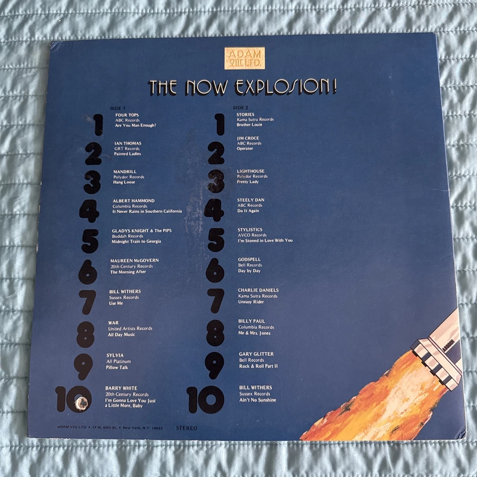 THE NOW EXPLOSION LP Vinyl NM various Steely Dan Bill Withers Jim Croce War  - Image 2 of 4