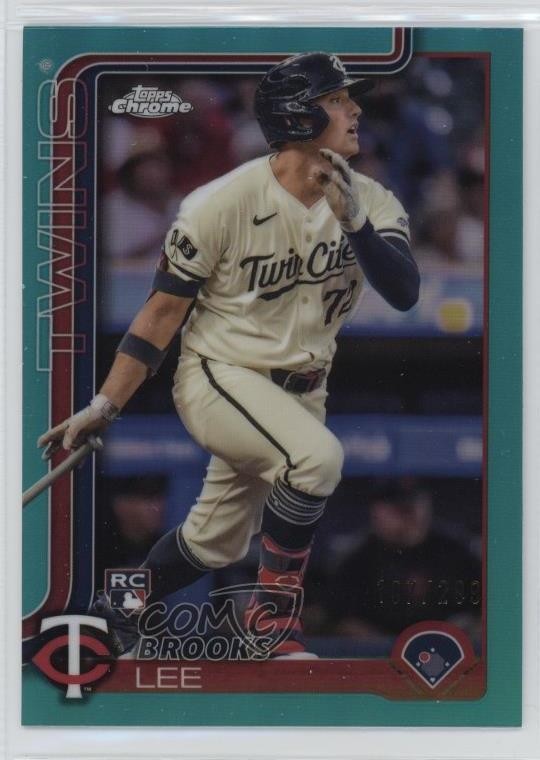 2025 Topps Chrome Teal Refractor 107/299 Brooks Lee #234 15sd