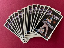 1978 Atlanta Braves - Pocket Schedule - Lot of 15 - Dale Murphy / Bob Horner