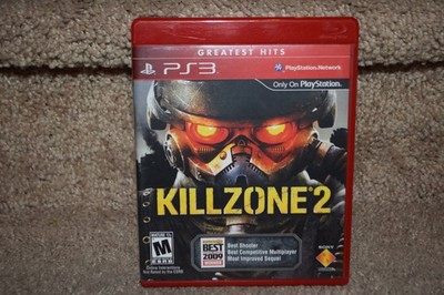 Killzone 2 Greatest Hits PS3 Playstation 3 case, disc, book, complete
