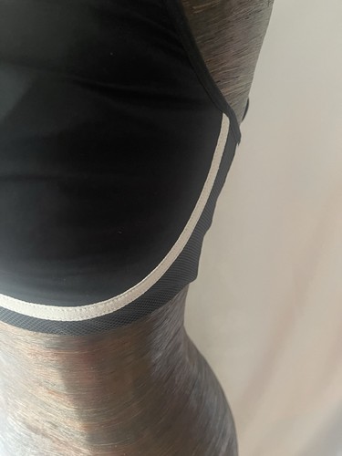 Sujetador deportivo negro amortiguador 32F Active multideporte sujetador-nuevo sin etiquetas - Imagen 3 de 8