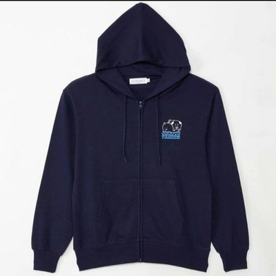 Nagano Characters Groovy Friends ZIP Hoodie Navy L New Tagged Rare