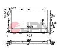 MotorküHler WasserküHler JPN 60C9036-JPN FüR Opel Astra L70 A04 Caravan Zafira