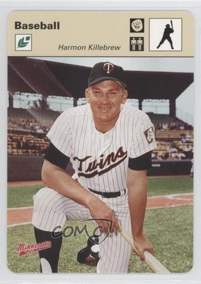 2005 Leaf Sportscasters Tan Batting Glove 17/30 Harmon Killebrew #18 HOF 3f5