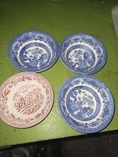 Willow Pattern Crateal Bowls