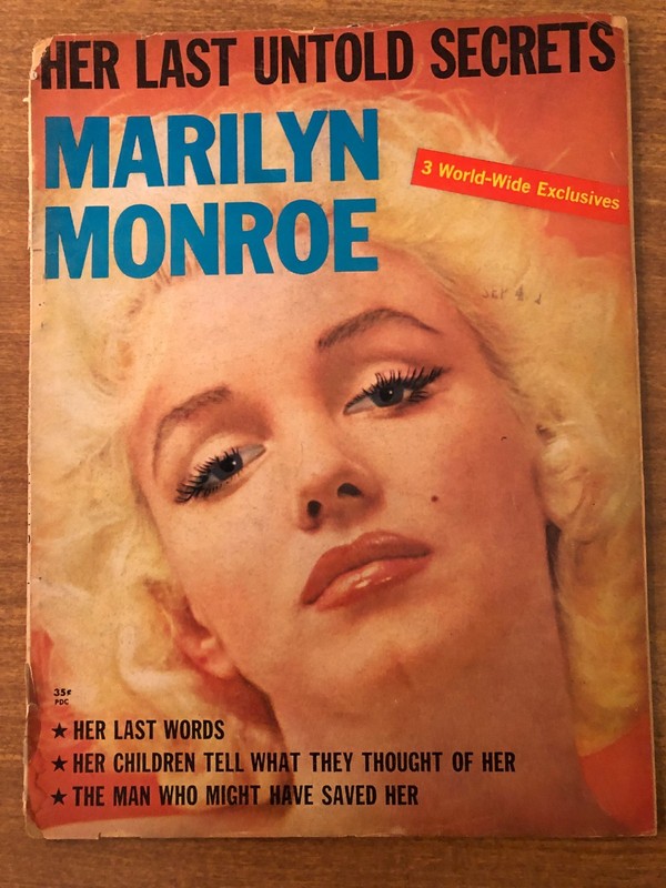 Marilyn Monroe Her Last Untold Secrets Vintage Tribute Magazine