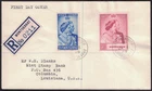 MONTSERRAT, KGVI, 3rd JANUARY 1949, ROYAL SILVER WEDDING, FIRST DAY COVER.