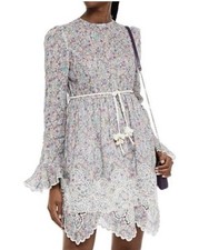 BNWT Zimmermann Carnaby Broderie Anglaise Dress RRP $750 Size 3 Aus 14 US 10