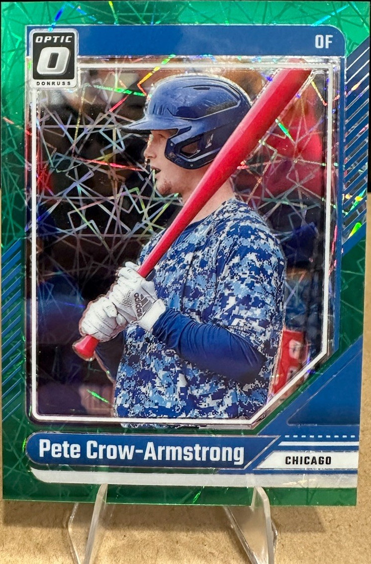 Panini 2024 Donruss Optic Pete Crow-Armstrong #85 Cubs Green /149