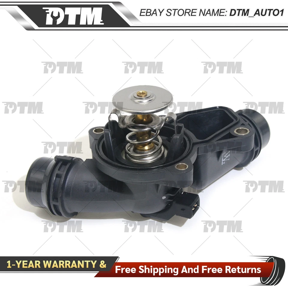 Carcasa de termostato con junta para BMW 325i 328i E46 323i 330i 525i 528i X3 X5 Z3 Foto 3 de 4