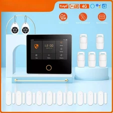 WiFi 4G Home Security System Wireless Security Protection Sensor Built-in Siren