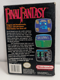 Final Fantasy Nintendo Entertainment System NES Complete In Box Authentic 1990