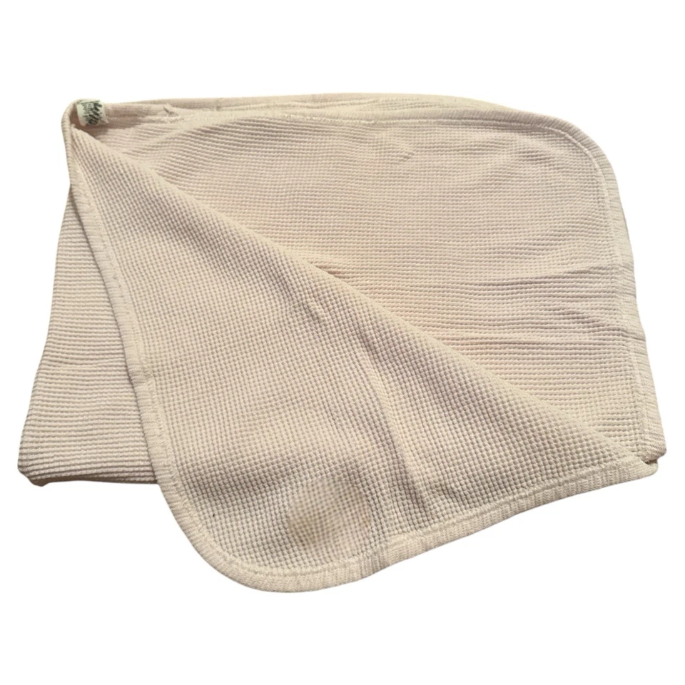 Manta Baby Morgan Vintage Rosa Térmica Tejido Waffle Recibiendo Acrílico 32x24 Foto 3 de 4