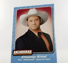 Champ Kind Anchorman 2004 #5 David Koechner The Legend Ron Of Burgundy Card USA