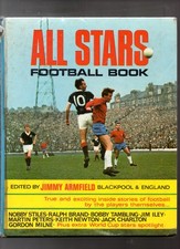 VINTAGE RETRO HARDBACK BOOK - FOOTBALL ALL STARS 1966