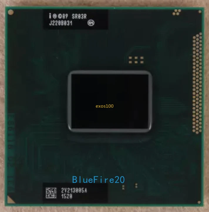 Intel Core i7-2640M 2.8GHz Dual-Core Socket G2 Laptop Processor CPU SR03R - Image 3 of 4