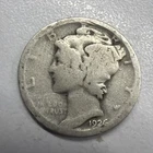 1926-D Mercury Dime - Actual Silver Coin  Same Day Shipping