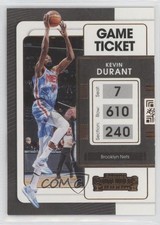 2021-22 Panini Contenders Game Ticket Bronze Kevin Durant #84 6m1