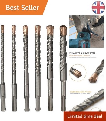 SDS Plus Hartmetallbohrer: 6-Pn Set für optimale Betonleistung
