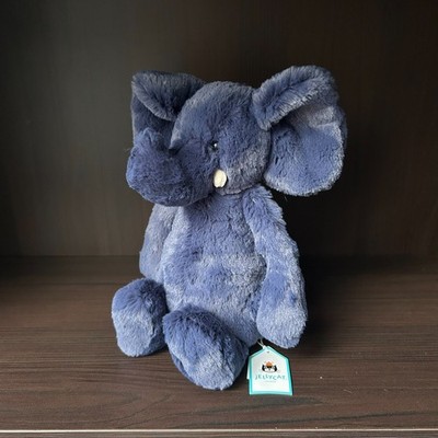 Jellycat Bashful Blue Elephant - NICHT MEHR PRODUZIERT - Neu mit Etikett - Kostenloser & schneller Versand  