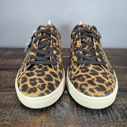 Mephisto Nikita Womens Size 6.5 Side Zipper Lace Up Shoes Leopard Print Brown - Picture 3 of 12