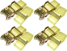 DKG 2” x 12’ E Track Ratchet Straps – Ideal Enclosed Trailer Tie Down & Dry V...