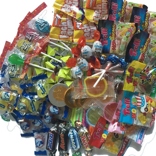 100 Süßigkeiten Mitgebsel Kindergeburtstag + Pinata Füllung + Schultüte Süßwaren - Bild 2 von 4