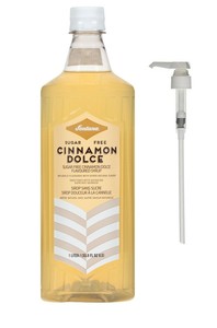 Fresh Stock Fontana For Starbucks Sugar Free Cinnamon Dolce Syrup With Pump Ebay