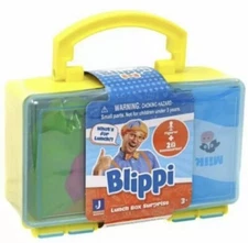 New Blippi Lunch Box Surprise Yellow W/ Exclusive Figure,2 Accessories & More